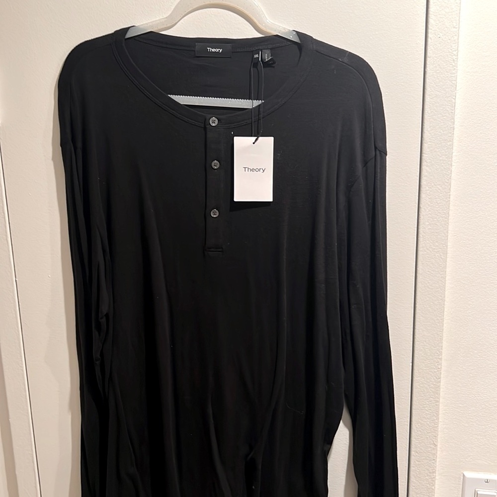 Mens brand new  Theory XXL Henley